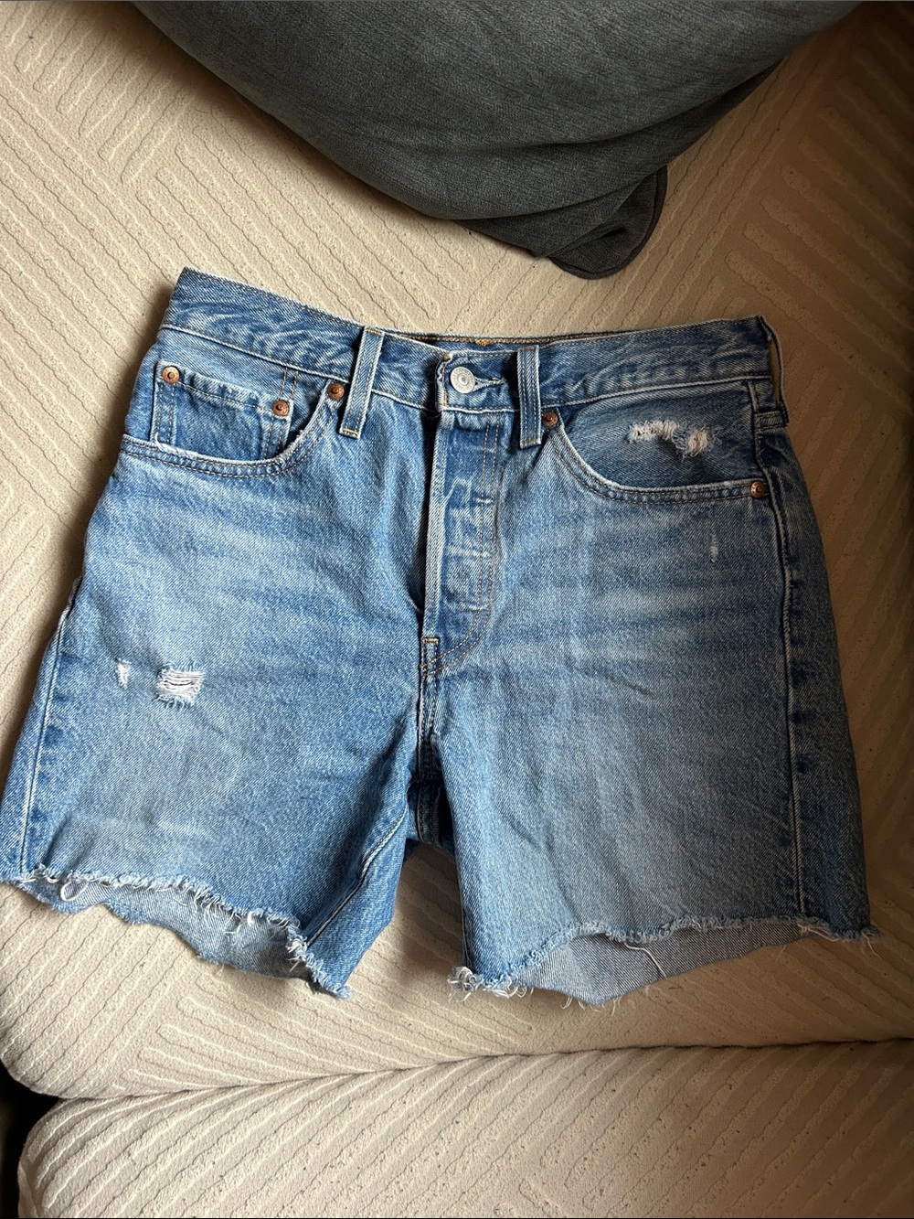 Levi’s 501 Jean Shorts High-Rise Button Fly